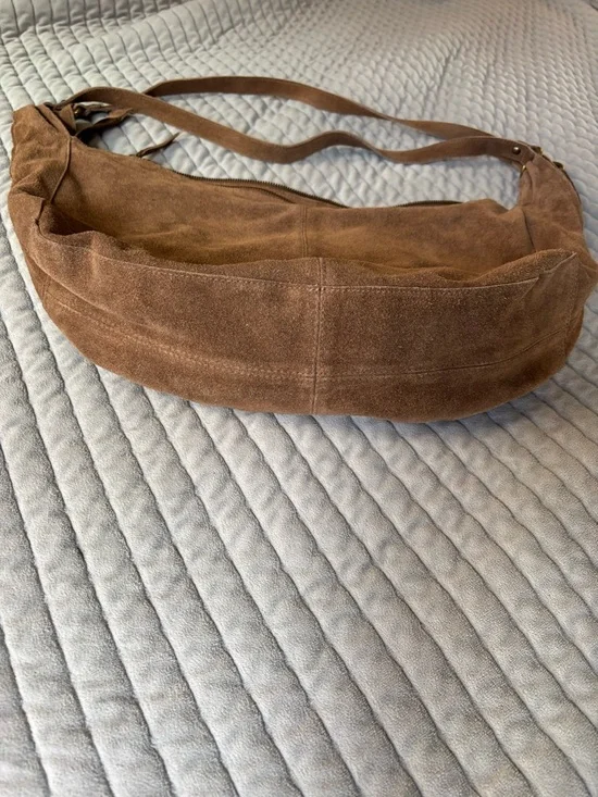 Free People Chestnut Suede Hobo Bag - Picture 5 of 5